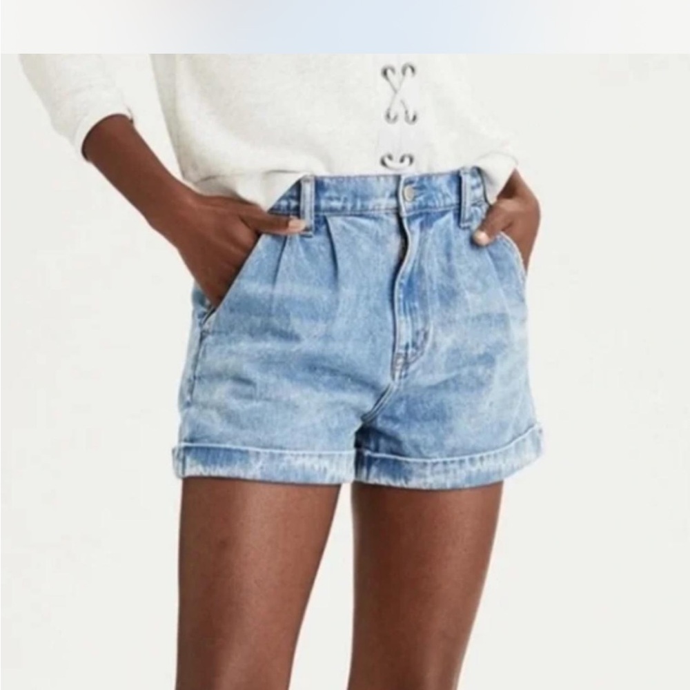 American Eagle Outfitters Light Blue Jean Shorts